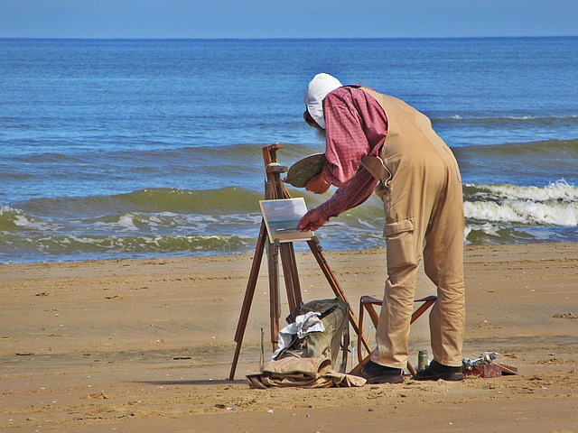 You can find plein air painters around Cape Ann in every season.